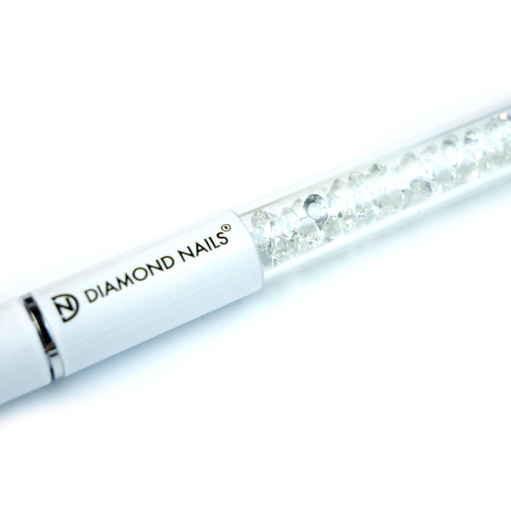 Crystal Nail Art Brush #1 (white case)