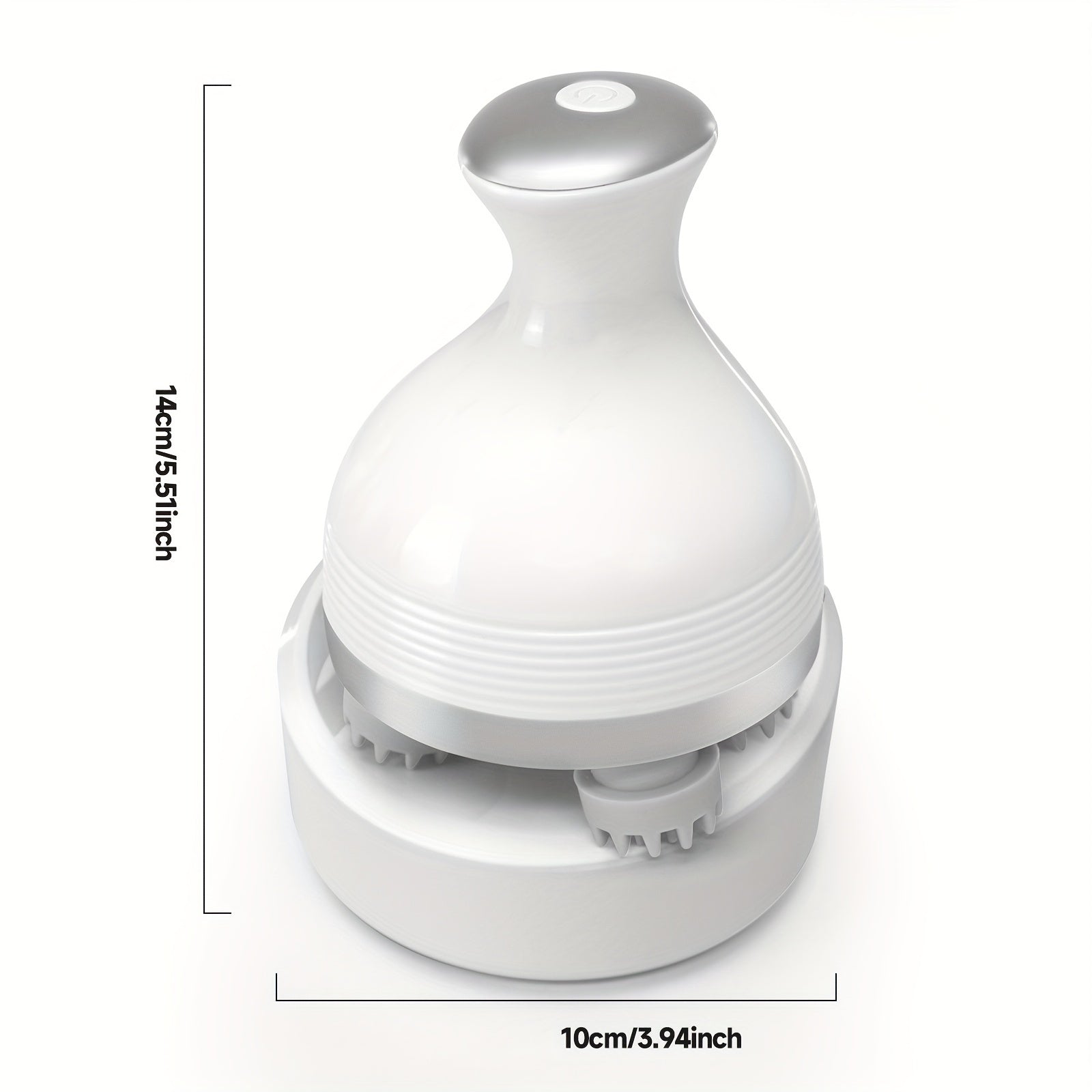 NNETM Rechargeable Electric USB Scalp Relax Device(White)