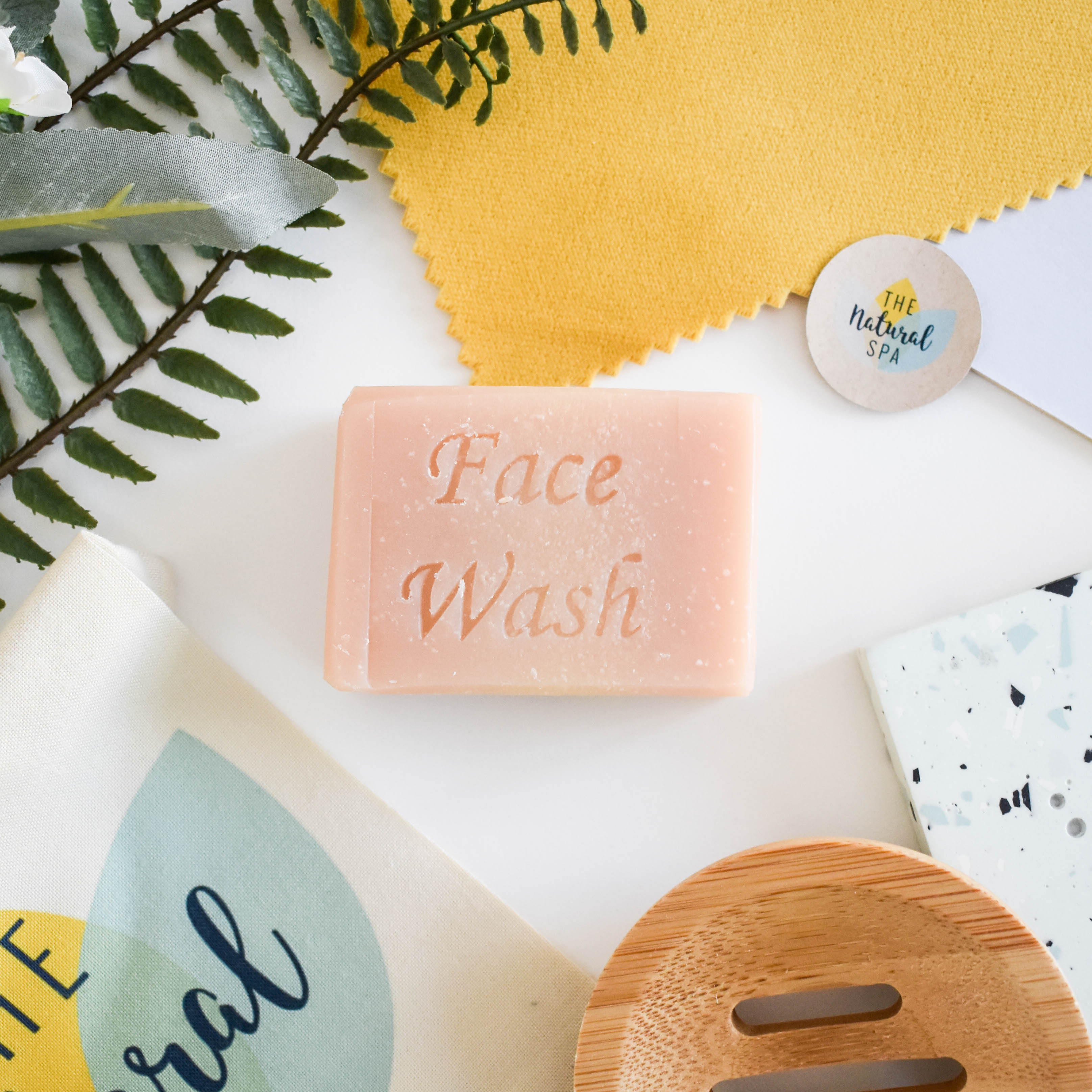 Grapefruit Lemongrass Face Wash Bar | Natural Facial Cleanser for Fresh, Glowing Skin | Vegan, Plastic-Free Skincare