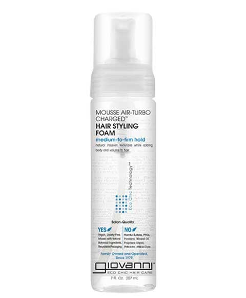 Giovanni Mousse Air Turbo Charged Hair Styling Foam 207ml