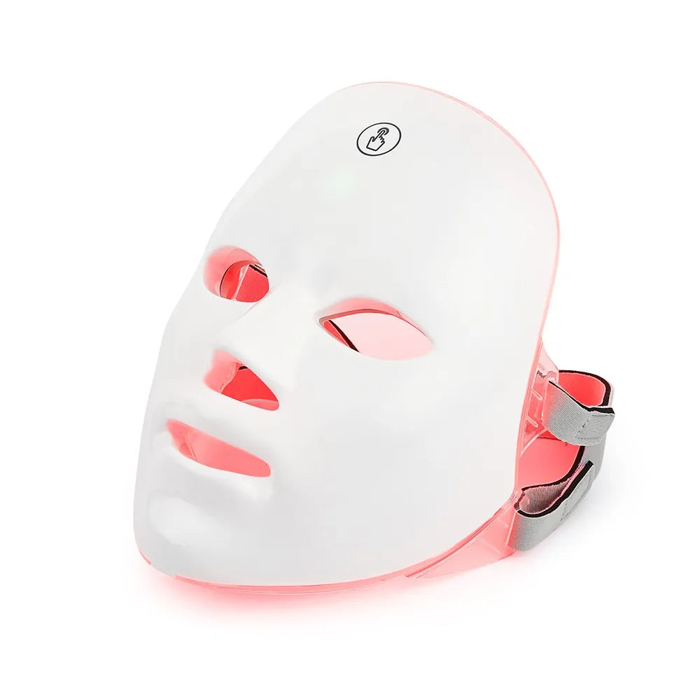 7-Color LED Photon wellness Rechargeable Facial Mask - Skin Rejuvenation & Beauty Device