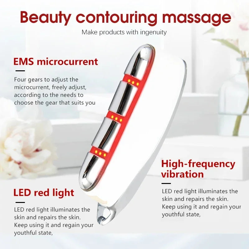 Dredging Meridian roller Brush: Electric V-face Lifting Beauty Instrument