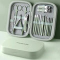 NNEDSZ 18-Piece Manicure and Pedicure Set - Stainless Steel Nail Clipper Kit | Professional Nail Care Grooming Tools | Compact Portable Case