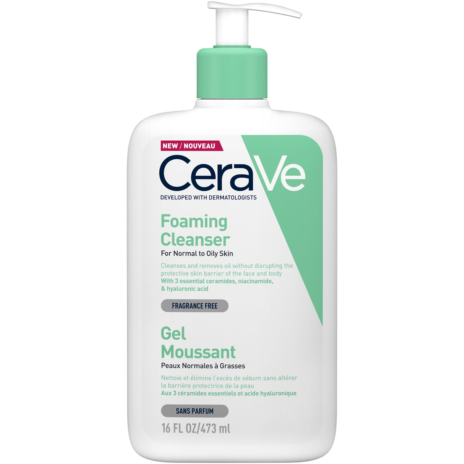 CERAVE Foaming Cleanser Gel 473 ml